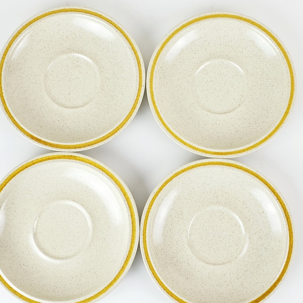 Hearthside Garden Festival Sucers Stoneware 6" Set